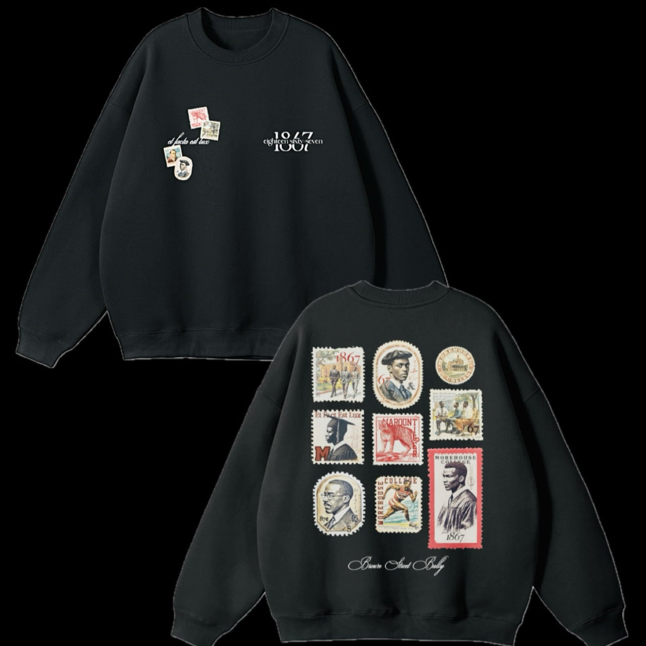 1.8 Brown Street Bully - Spelhouse Crewneck