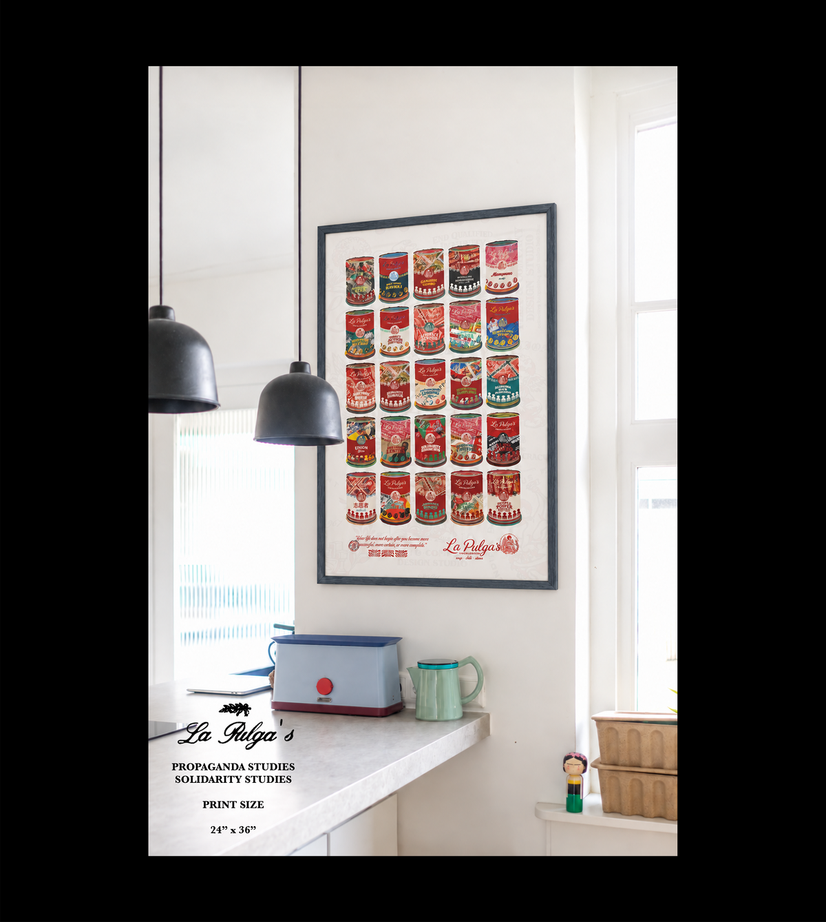 LA PULGA'S PROPAGANDA STUDIES FIRST EDITION PRINT | 24"x36"