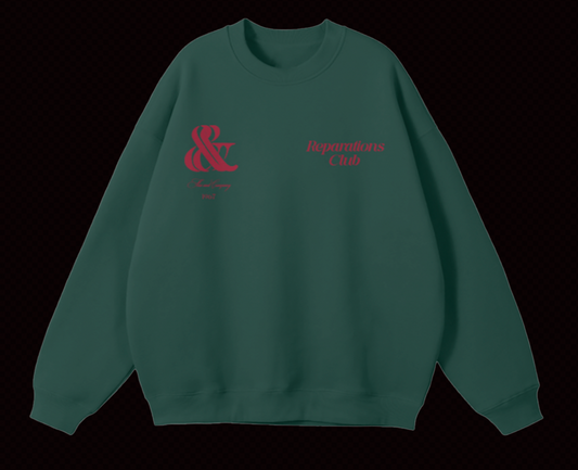 4. Reparations Club Stamp Crewneck