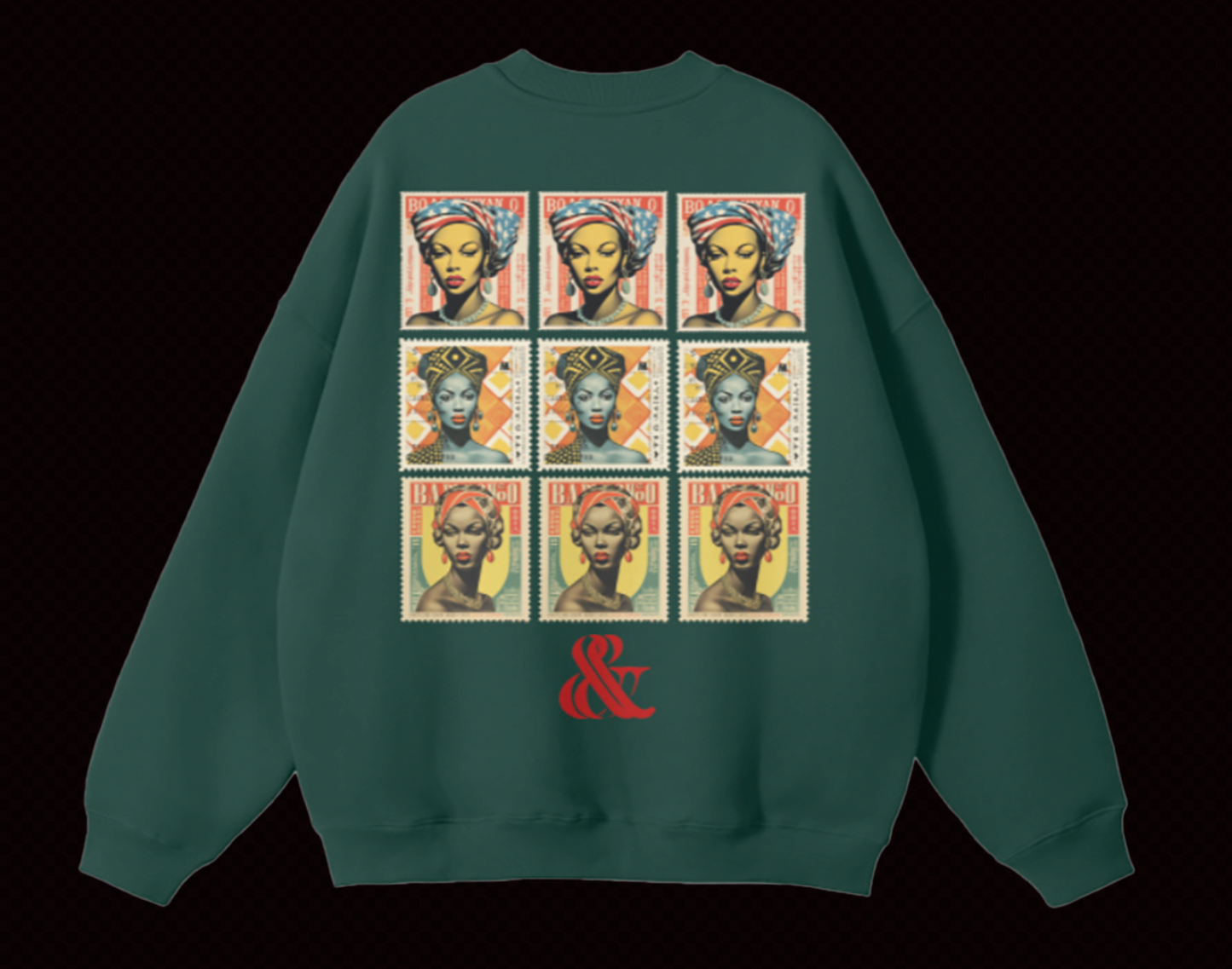 4. Reparations Club Stamp Crewneck